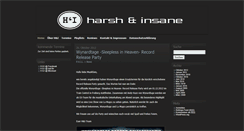 Desktop Screenshot of harshandinsane.de